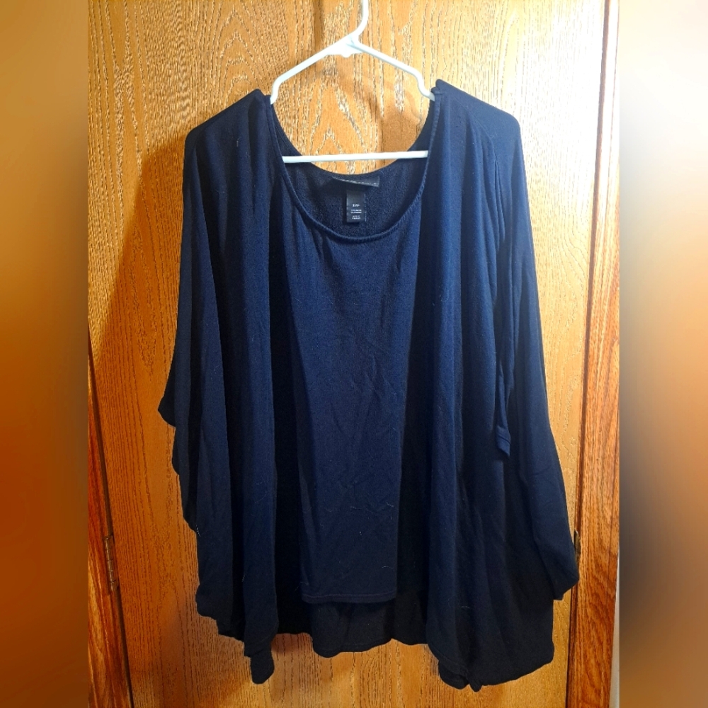 Black Bat wing Blouse
